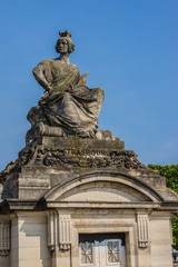 Fototapeta na wymiar Place de la Concorde - one of major public squares in Paris. 