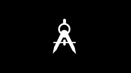 Compasses Flat Icon - Powered by Adobe