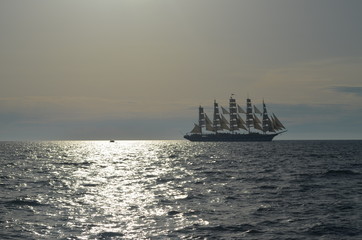 Sailing Boat at Piran