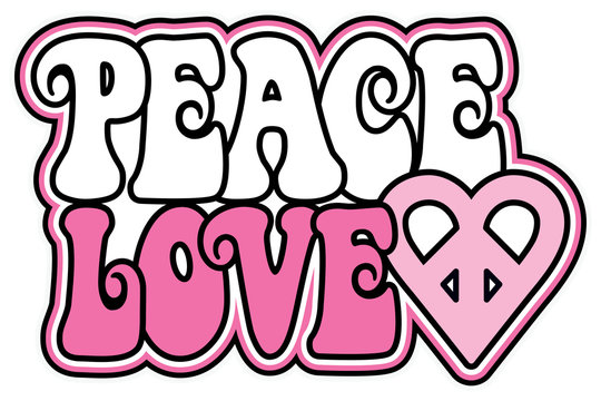 Peace and Love in Pink