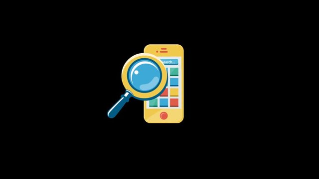 iPhone Search Flat Icon