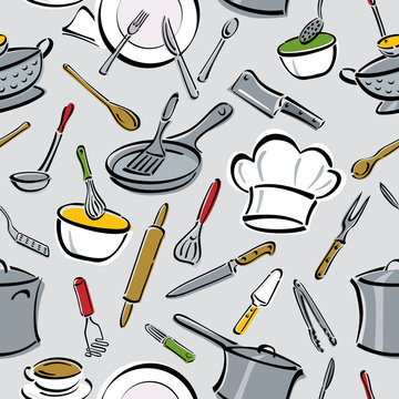 Kitchen Tools Pattern