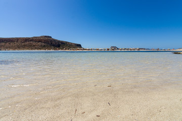 Balos beach. The west coast of the peninsula Gramvousa. The island of Crete. Greece.