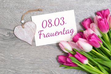 Tulpen zum Frauentag