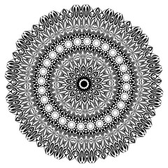Mandala. Ethnic decorative elements. Vintage decorative elements. Oriental pattern illustration. Islam, Arabic, Indian, turkish, pakistan chinese ottoman motifs
