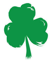 vector grunge shamrock
