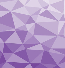 Vector background with polygonal pattern in purple and lilac colors