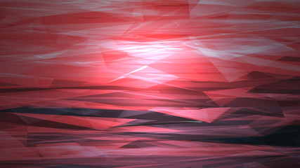 Abstract image, red abstract landscape 