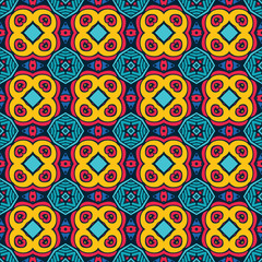seamless vector colorful Geometric print