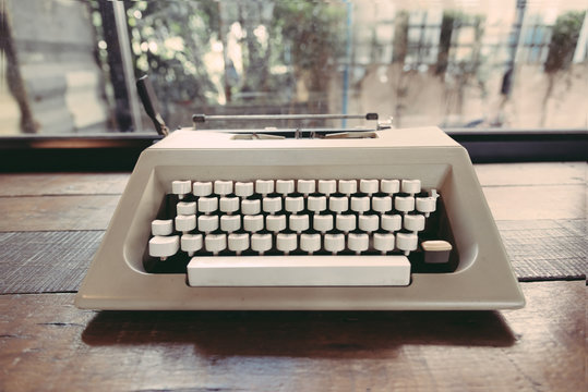 Type writer in Thailand.