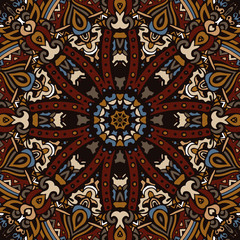 Vector abstract ethnic indian seamless pattern