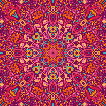 Abstract Colorful Mandala Pattern