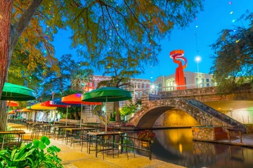 Badezimmer Foto Rückwand River Walk in San Antonio, Texas © f11photo