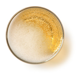 glass of sparkling wine