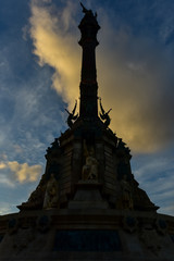 Fototapeta na wymiar Columbus Monument - Barcelona, Spain