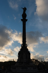 Fototapeta na wymiar Columbus Monument - Barcelona, Spain