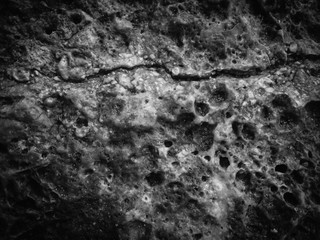 Fototapeta premium Natural black rock stone surface granite abstract backdrop textured background