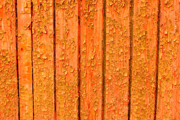 The old Board with orange paint - 135006369