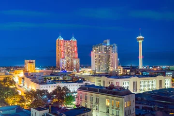 Foto op Canvas Downtown San Antonio skyline © f11photo