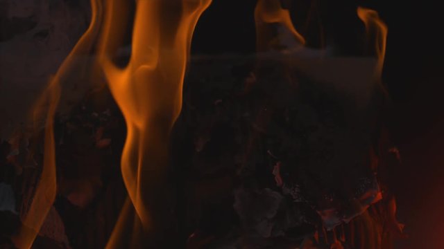 Gorgeous flames in Slow Motion