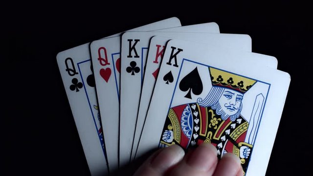 4k Poker Composition Full House Hand