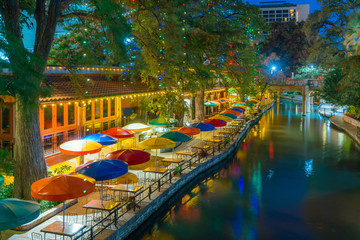 Fototapeta na wymiar River Walk in San Antonio, Texas