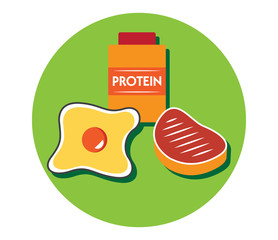 Protein Concept Illustration