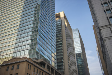 Fototapeta na wymiar Modern Commercial Building in Tokyo