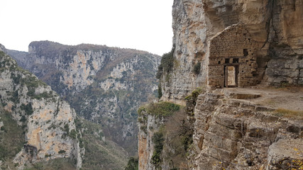 Fototapeta na wymiar Gate at the Monastery of Saint Paraskevi