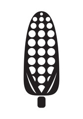 icon corn, vector