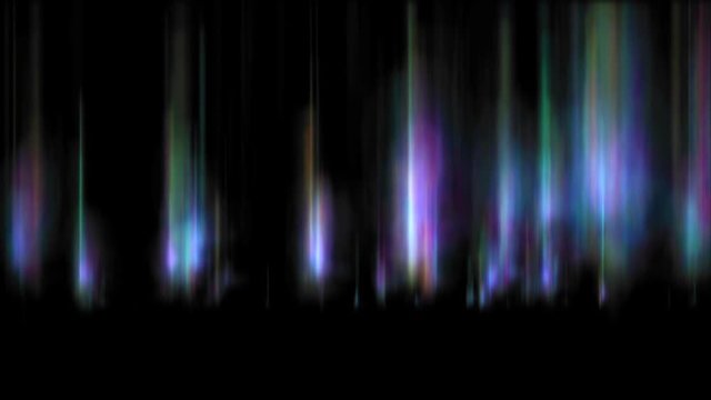 Northern Lights on Transparent Background -   Abstract   Video Footage with Alpha Channel