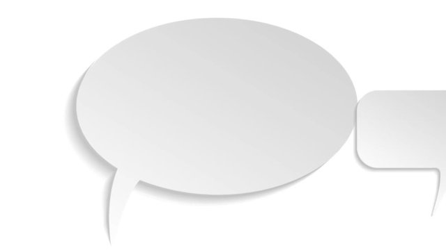 Paper Speech Bubbles in Origami Style -   Abstract  Video Footage  
