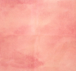 Fototapeta premium delicate pink background with paint stains texture on paper