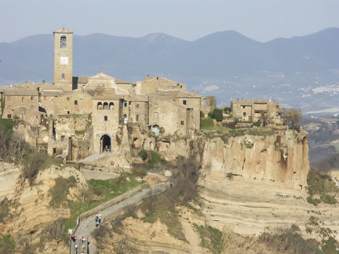 civita di bagnoregio in Latium