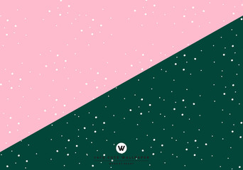 classic pink and green cute two tone wallpaper