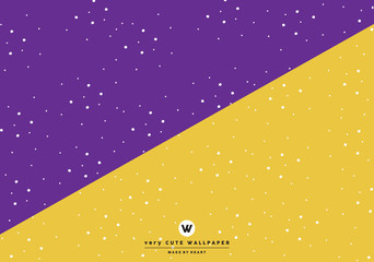 classic purple and yellow  cute two tone wallpaper