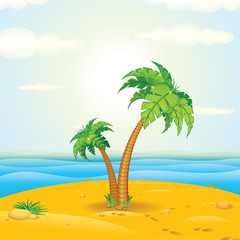 Plakat Tropical Palm