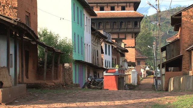 Street in Nuwakot, Nepal