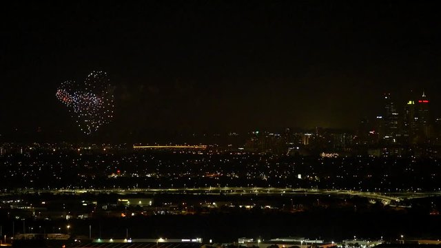 Australia Day - Feuerwerk in Perth, 2016  Westaustralien, WA, Australien, Down Under, Video