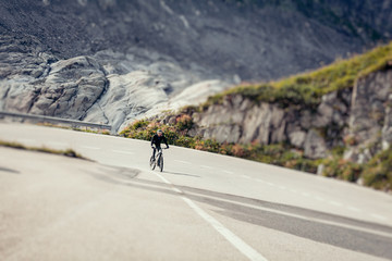 Young Man Cycling