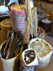 MIddle Eastern spice store large bags