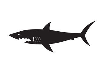Fototapeta premium icon shark, vector