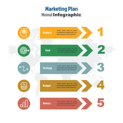 business minimal infographic