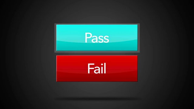 Generic Online Grading Interface - Pass Highlighted - Seamless Looping