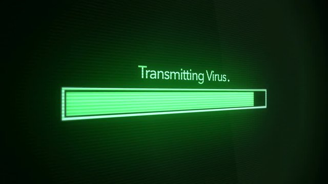 Transmitting Virus to Computer - Digital Progress Bar