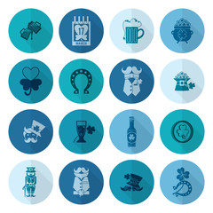 Saint Patricks Day Icon Set