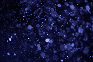 defocused abstract blue lights background