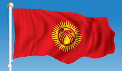 Flag of Kyrgyzstan