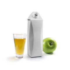 Packing template for juice