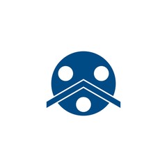 Movie Film Roll Logo Vector